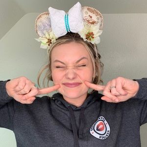 White Christmas Mickey Ears!